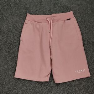 Mens Sonneti London Pink Fleece Shorts Size Medium